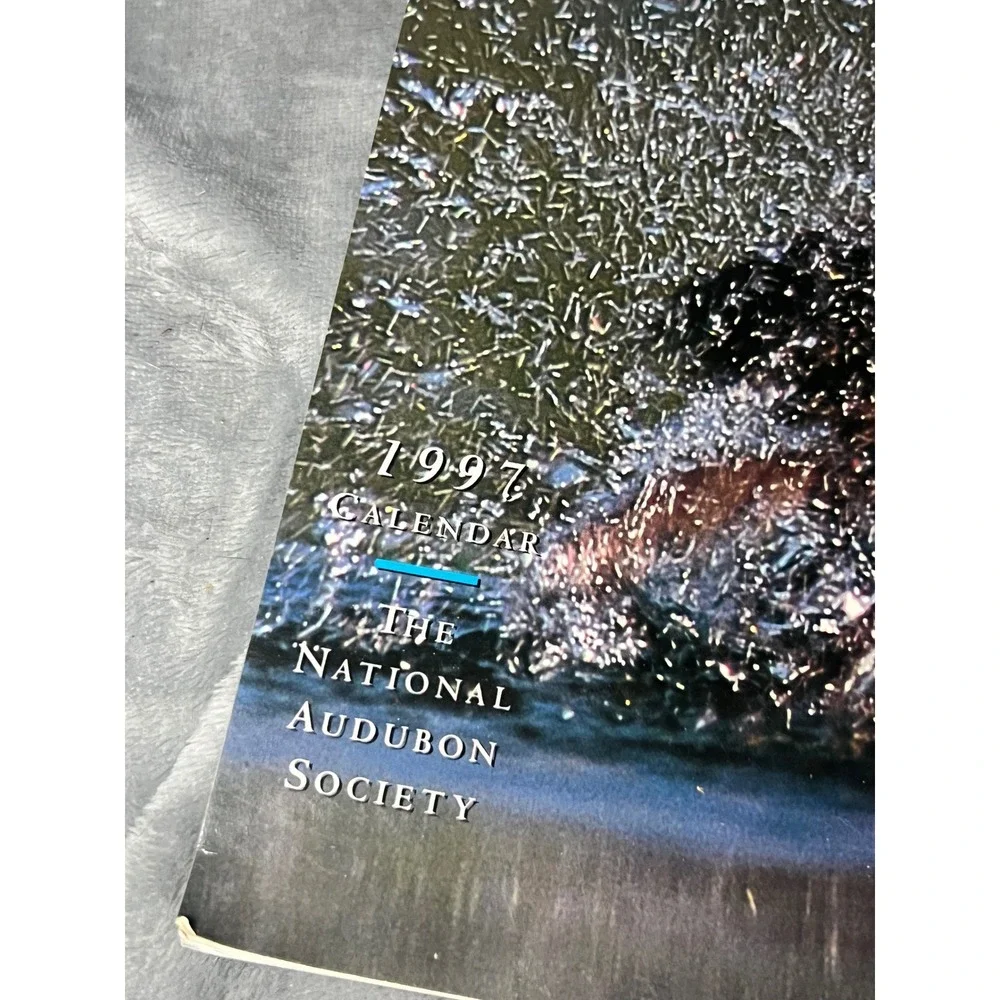 Vintage 1996 1997 Audubon Wild Birds Calendars National Audubon Society Set of 2